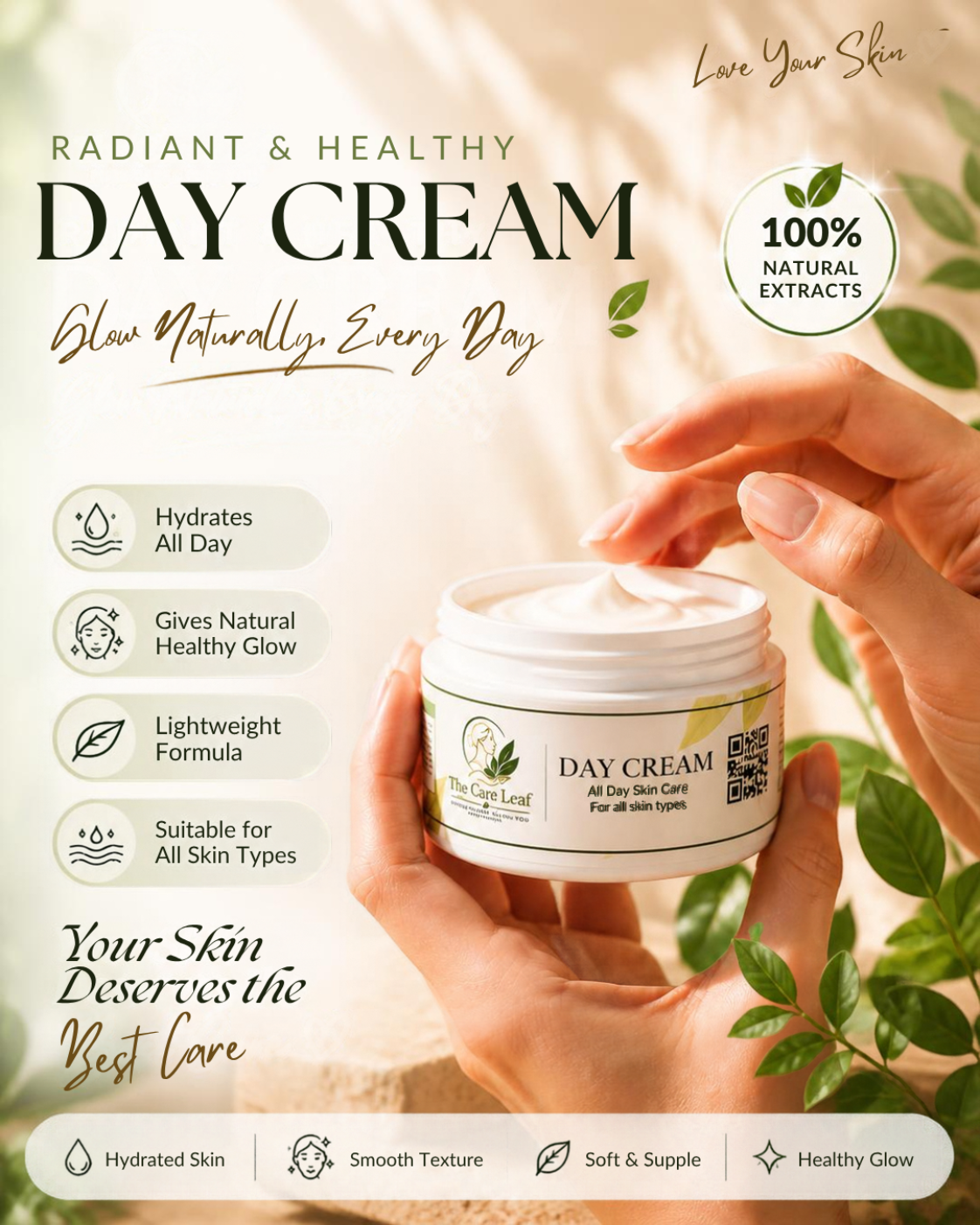 The Care Leaf Day Cream SPF 50