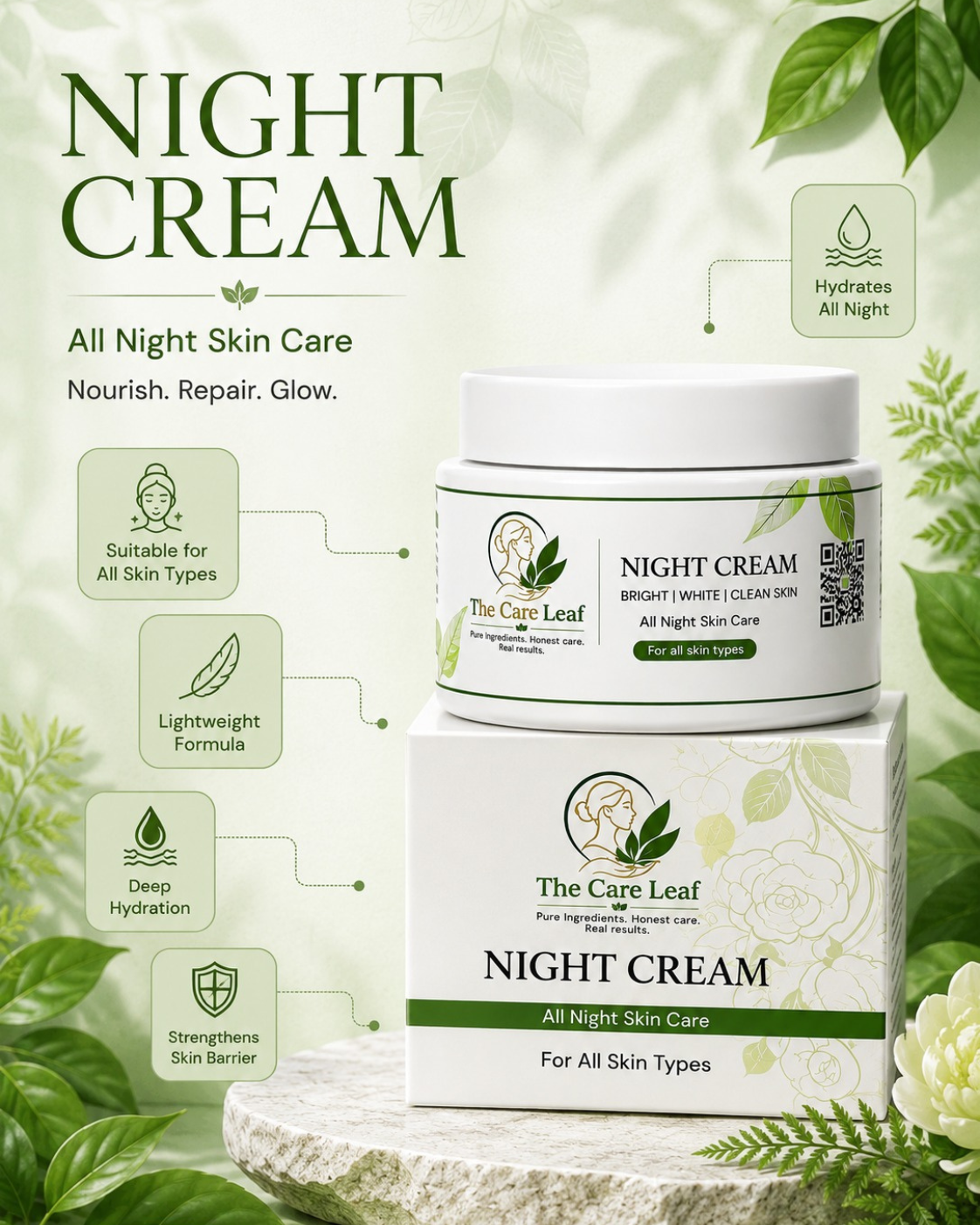 The Care Leaf Night Cream