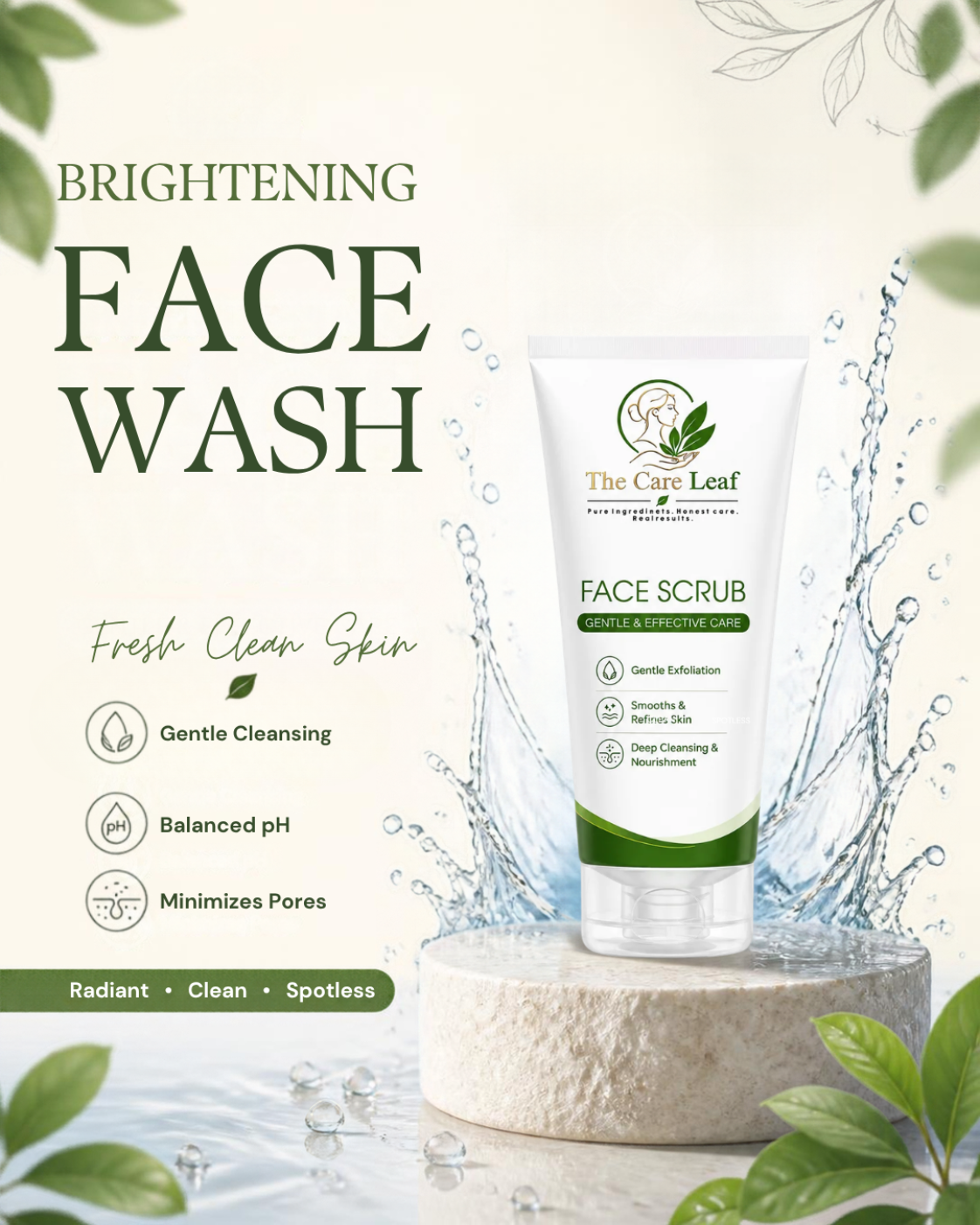 The Care Leaf Gentle Face Wash