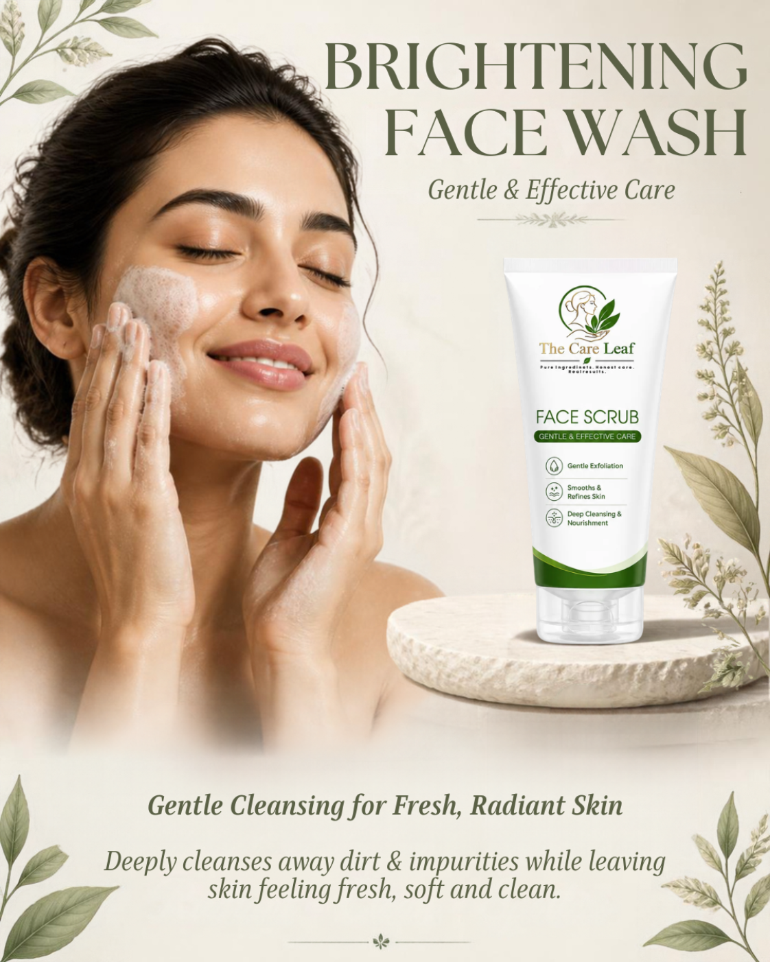 The Care Leaf Gentle Face Wash