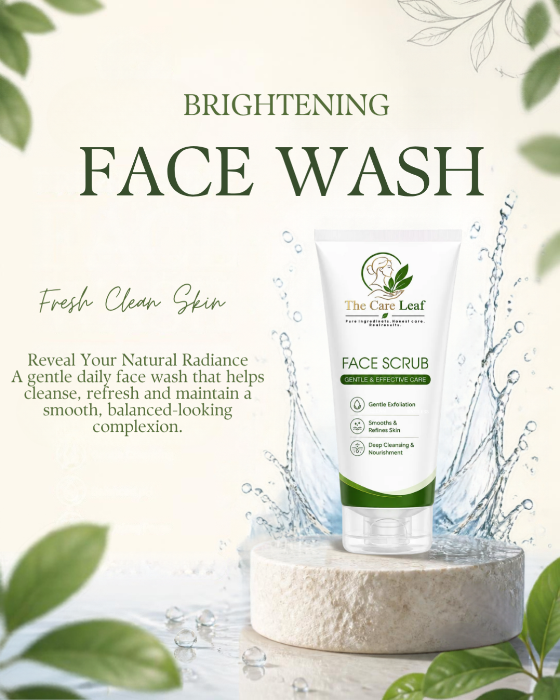 The Care Leaf Gentle Face Wash