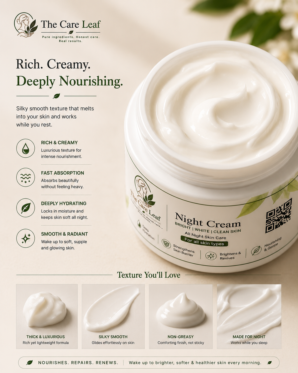 The Care Leaf Night Cream