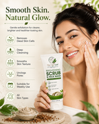The Care Leaf Brightening Face Scrub