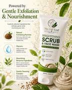 The Care Leaf Brightening Face Scrub