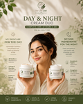 The Care Leaf Day & Night Cream Duo