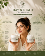Care Leaf Day & Night Cream Duo | 24-Hour Skincare Set