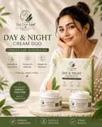 Care Leaf Day & Night Cream Duo | 24-Hour Skincare Set