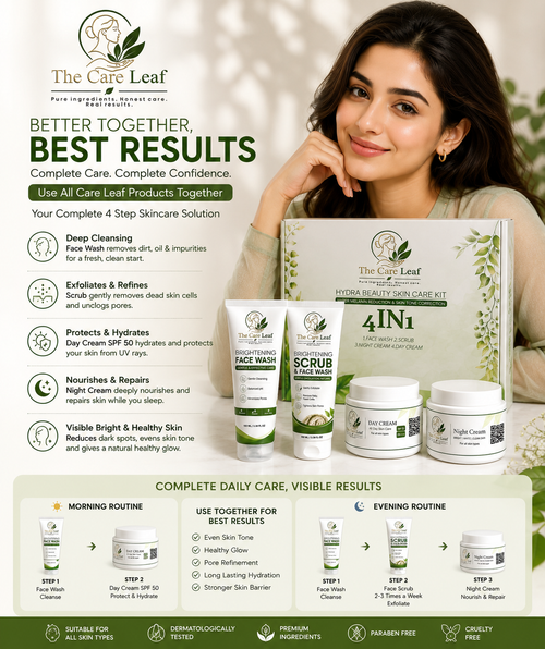 Care Leaf Hydra Beauty Skin Care Kit | Complete 4-Step Routine