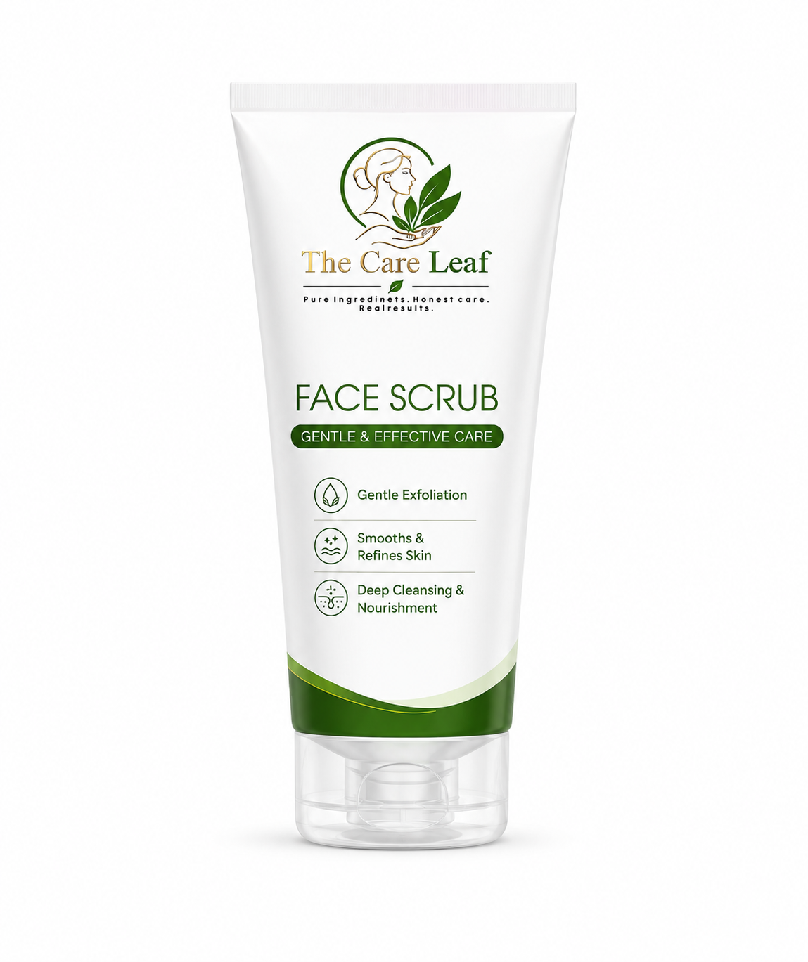 The Care Leaf Brightening Face Scrub